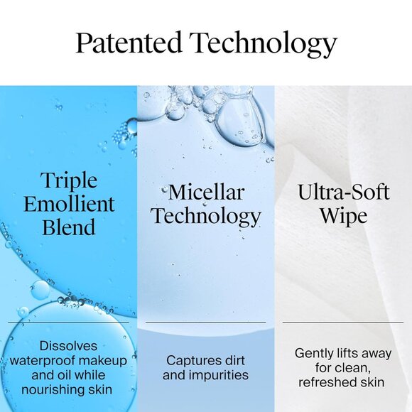 Eco-Friendly Compostable Makeup Wipes with Micellar Formula - 50 Count Twin Pack - Picture 5 of 7